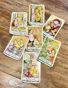 Cards from the Suit of Pentacles